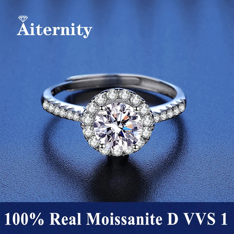 Silver Diamond Rings