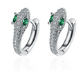 925 Sterling Silver  Snake  Earrings