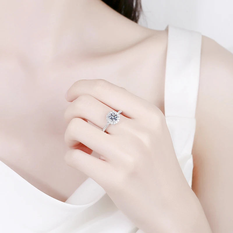 Silver Diamond Rings