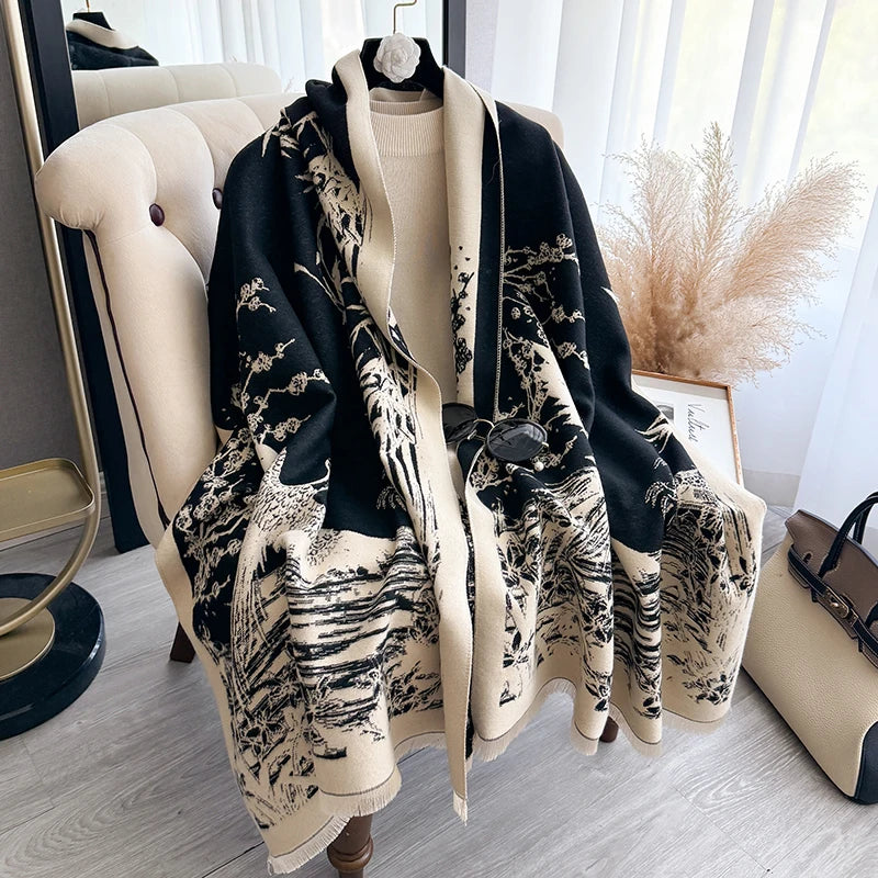 Bamboo Flowers Scarf