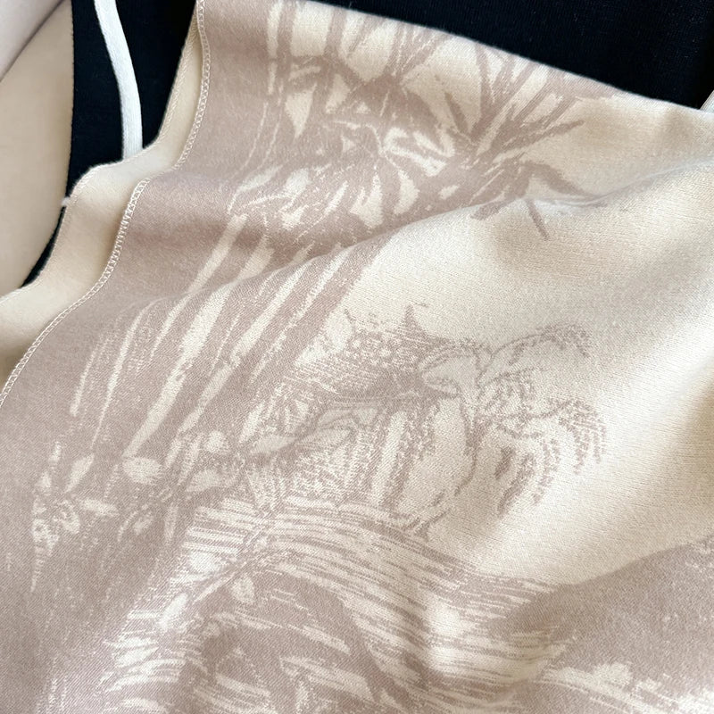 Bamboo Flowers Scarf