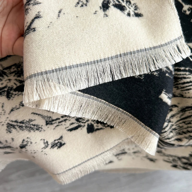 Bamboo Flowers Scarf