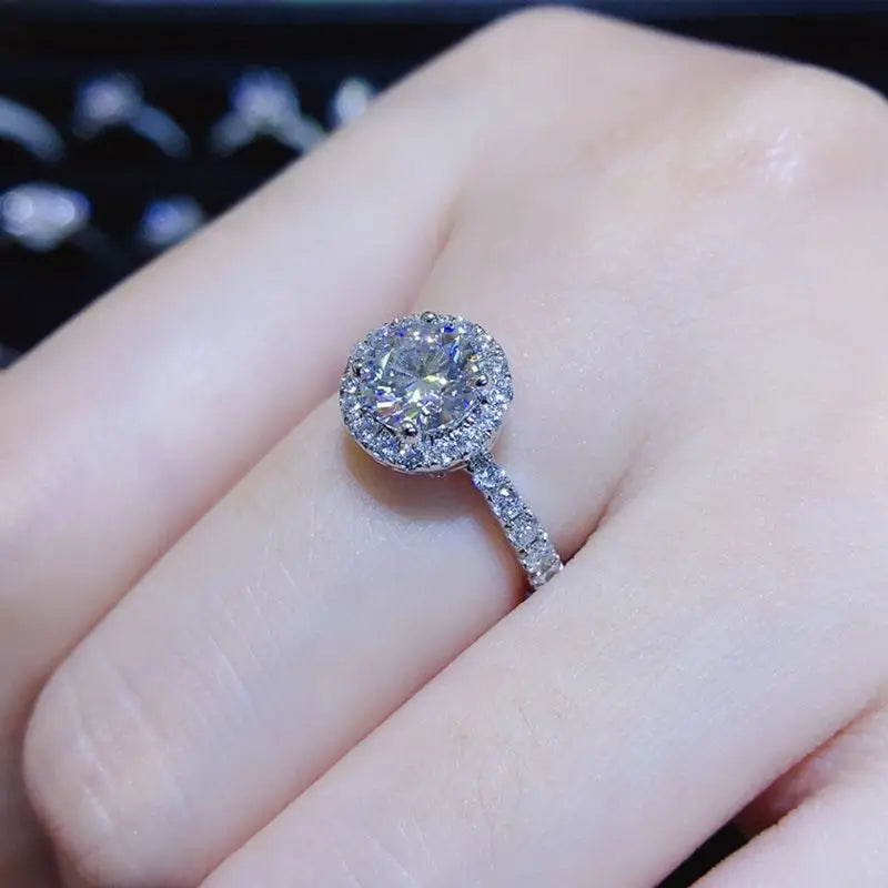Silver Diamond Rings