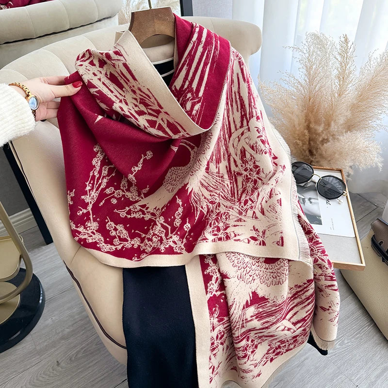 Bamboo Flowers Scarf