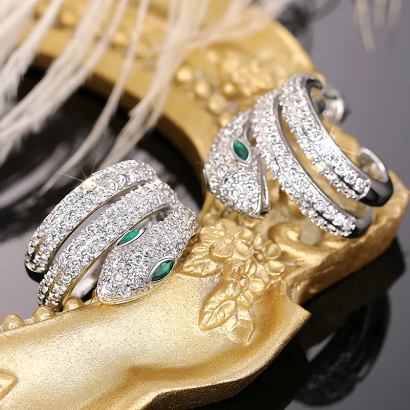 925 Snake Earrings