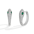 Snake  Diamond Earring S925
