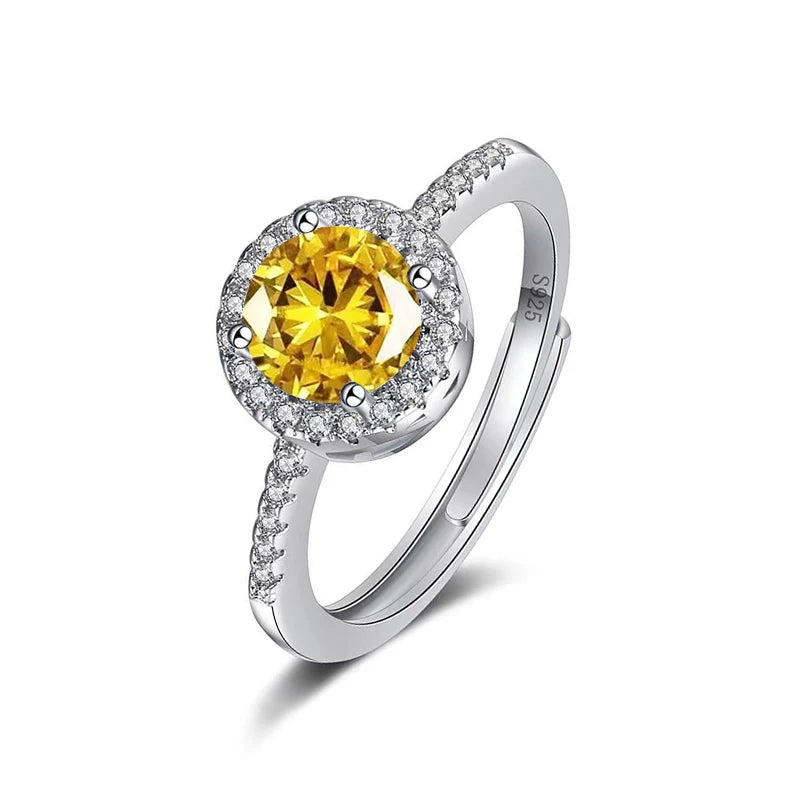 Silver Diamond Rings