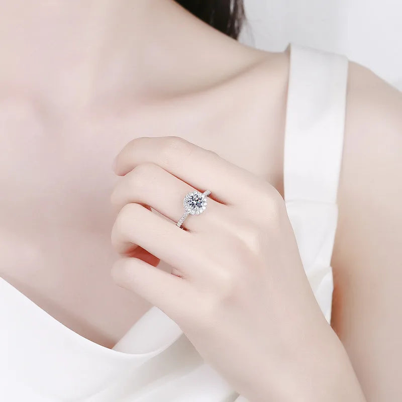 Silver Diamond Rings